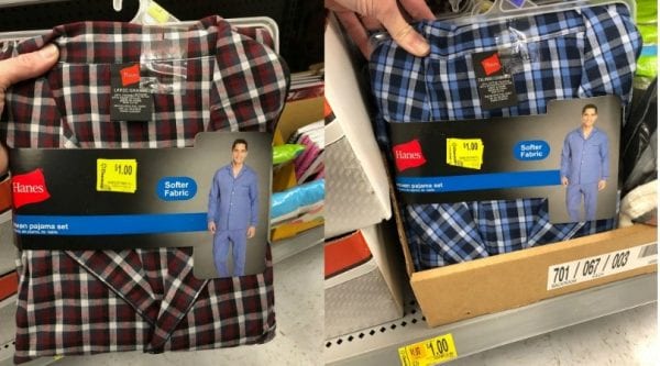 Mens Woven 2 Piece Pajama Set Only $1 (Reg $16.96)