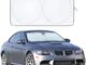 EcoNour Patented Design for Car Windshield Sun Shade | Blocks 99% Heat and Keep Interior Cool | Fits Cars, SUV, Truck | Automotive Sun Screen,Visor and Summer Vehicle Accessories | Medium (64x32)