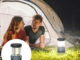 LILELIS Portable Ceiling Fan with Light for Gazebo Outdoor Speakers LED Tent Light Portable Stereo Speaker With Audio And Enhanced Bass Night Light Gifts for Kids