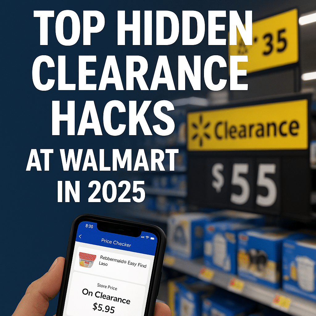top hidden clearance hacks at walmart in 2025