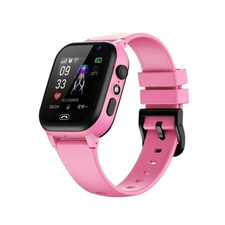 Vfedsrsge S30 Smart Watch for Kids Girls Boys - Smart Watch with Music Player Alarm Clock Camera Weather Calendar Pink
