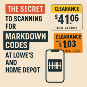 The Secret To Scanning For Markdown Codes At Lowe’s And Home Depot