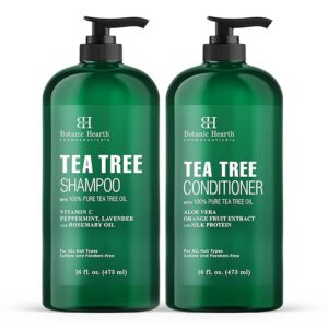 Hot Deal — Amazon Botanic Hearth Tea Tree Shampoo &Amp; Conditioner Set