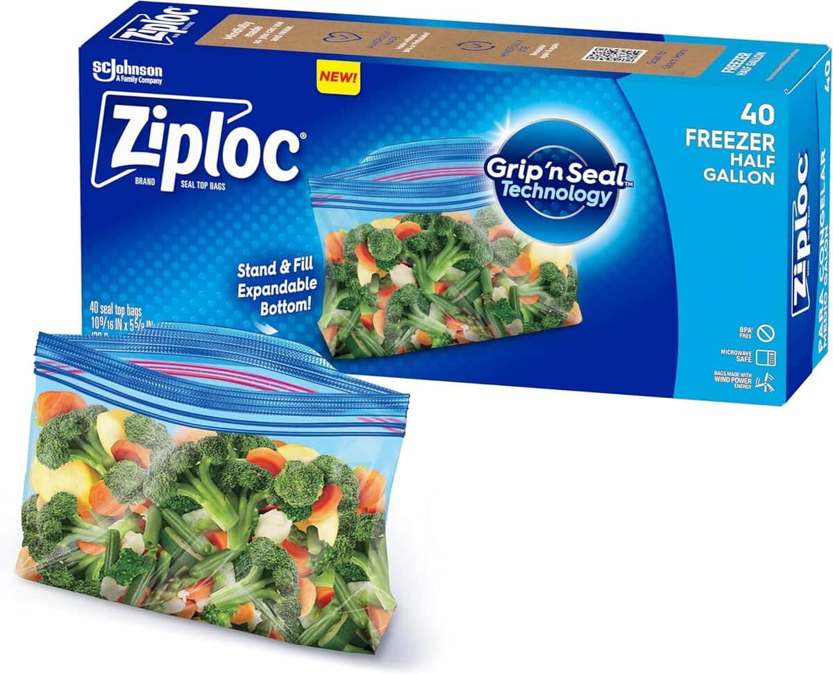Ziploc Gallon Storage & Freezer Bags – Amazon Hot Deal