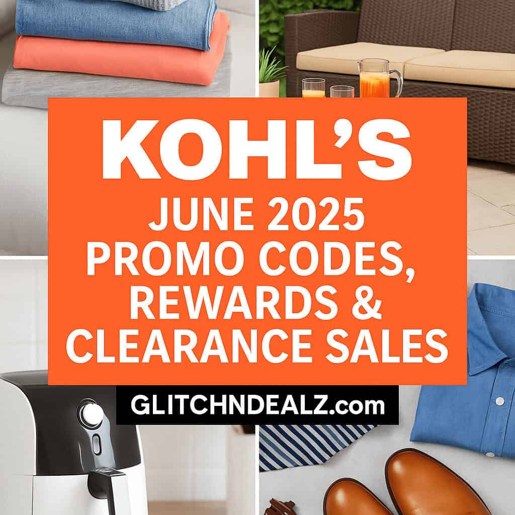 Kohl’s August 2025 Promo Codes, Rewards & Clearance Sales