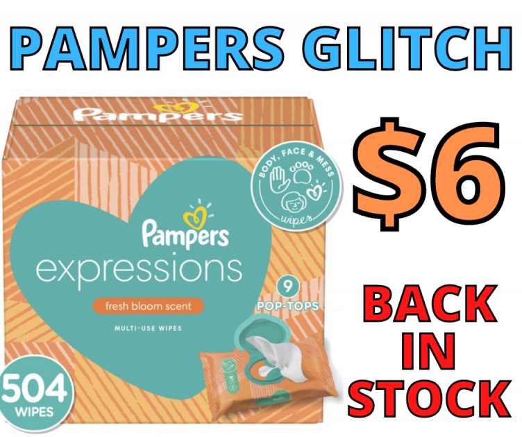 Huge Pampers Baby Wipes Glitch