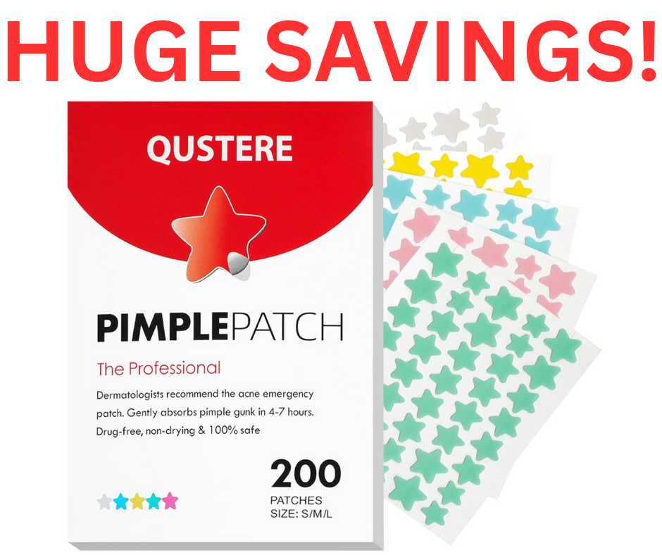 STAR SHAPED ACNE PATCHES ON SALE NOW! ON AMAZON!
