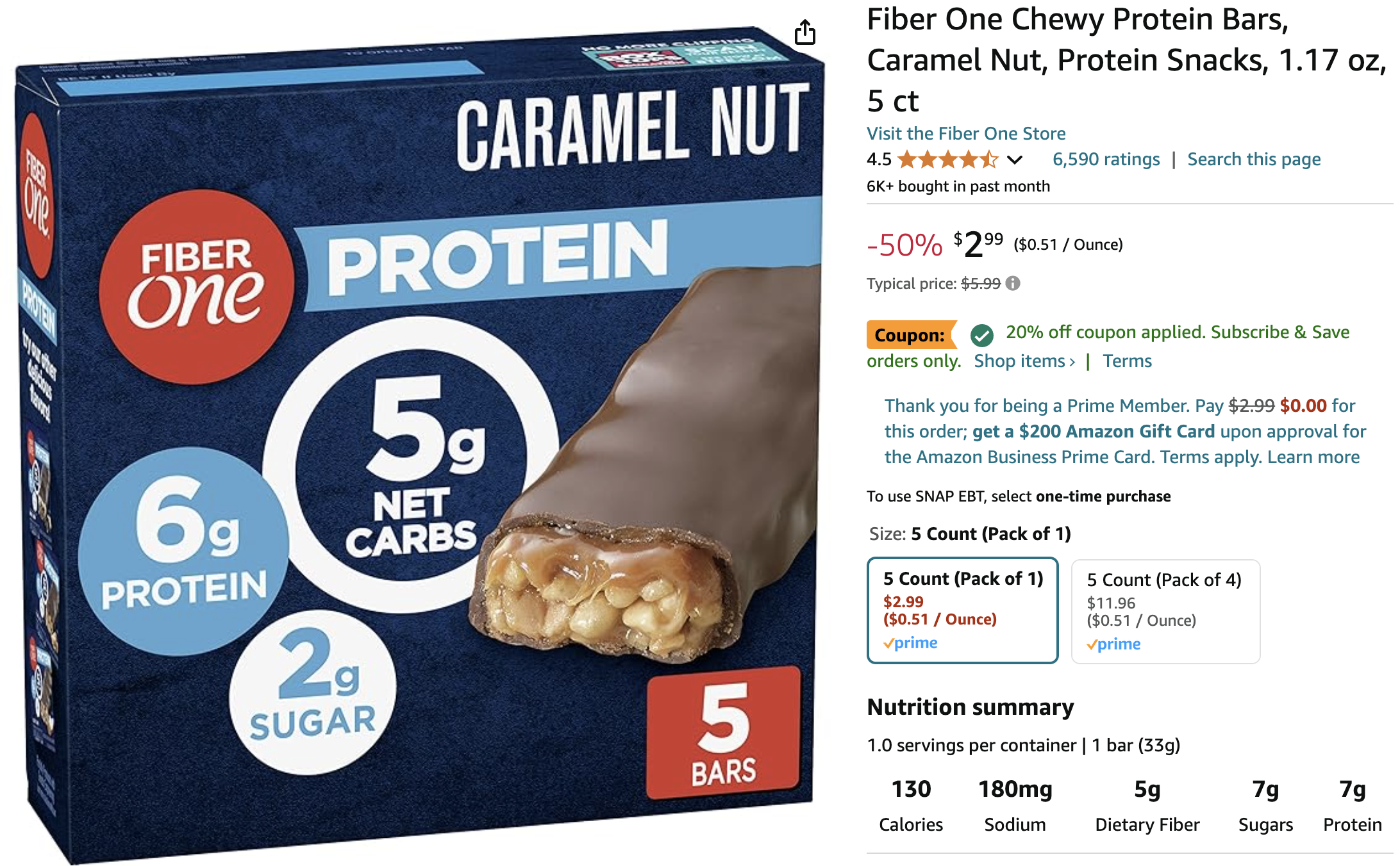 Carefree Liners on sale for just 91 cents!