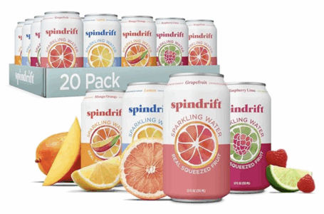 Spindrift Sparkling Water 20-Pack Only $12.09 On Amazon – Just 60¢ Each