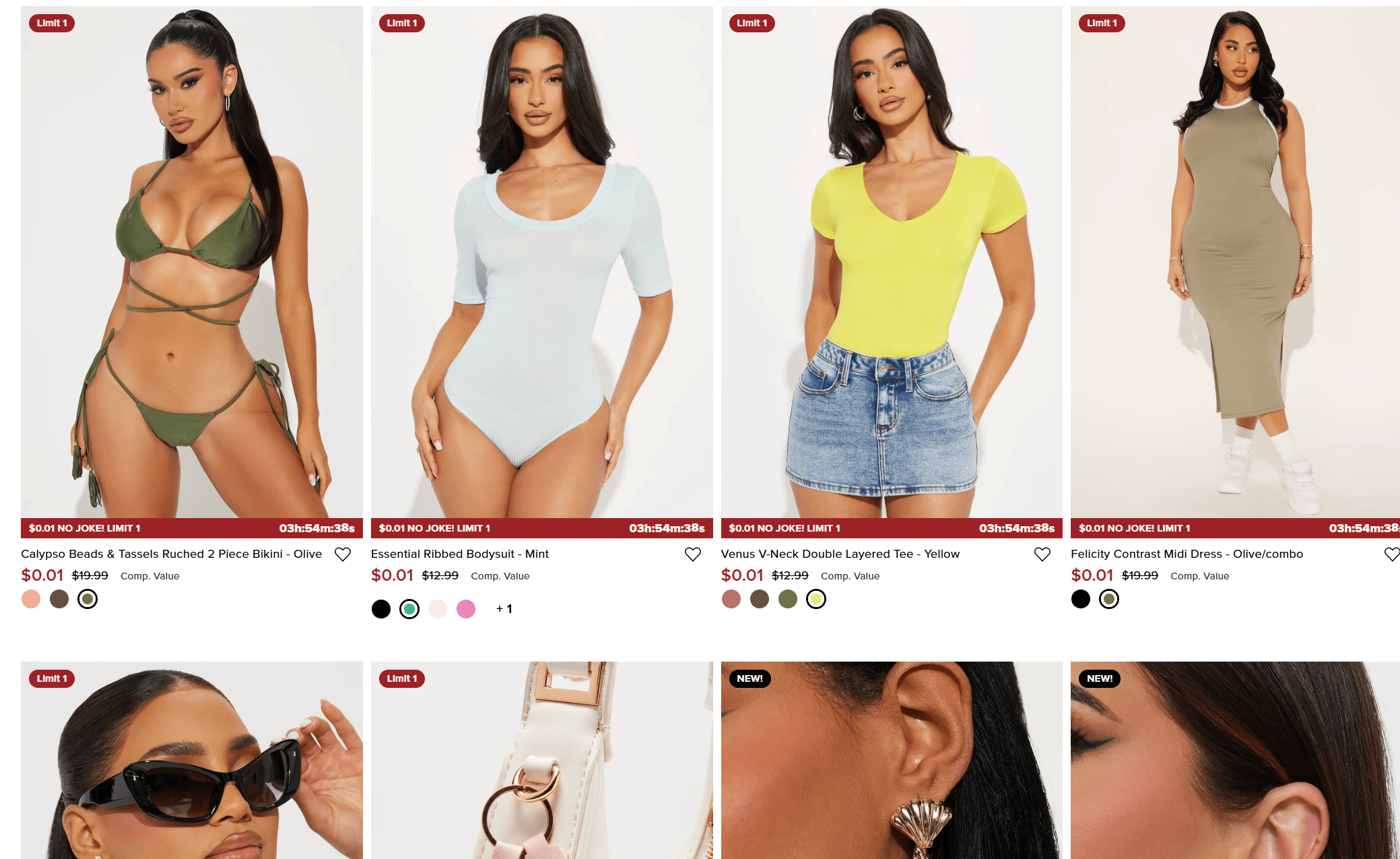Fashion Nova Items For A Penny Until 3:00 PM TODAY ONLY! Not An April Fools Joke)