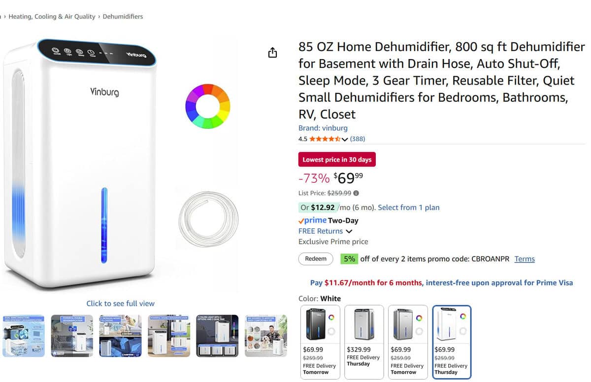 Inflatable Beach Ball — Classic Rainbow Color — On Sale Now on Amazon!