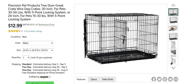 Super Cheap Wire Dog Crates On Sale At Woot – From $12.Xx