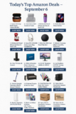 Today’s Top Amazon Deals – September 6