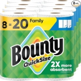On Sale — Amazon Bounty Quick-Size Paper Towels, 8 Family Rolls